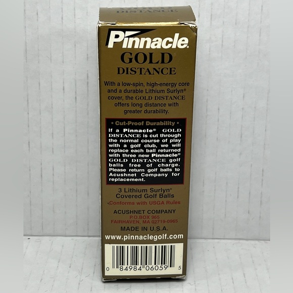 Pinnacle Platinum & Gold Distance 15 Golf Balls LOT Set NIB Sleeves - Picture 15 of 16